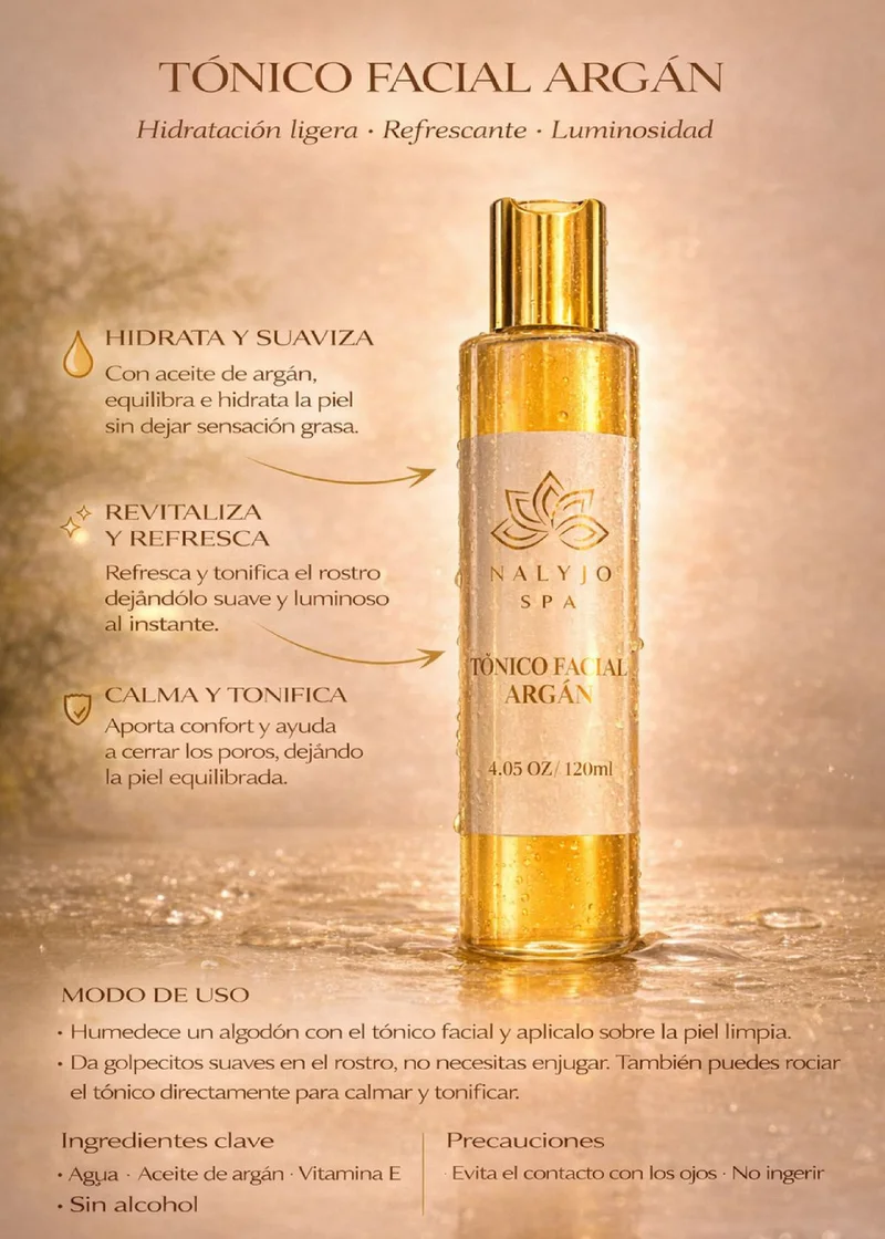 Tónico Facial Argán