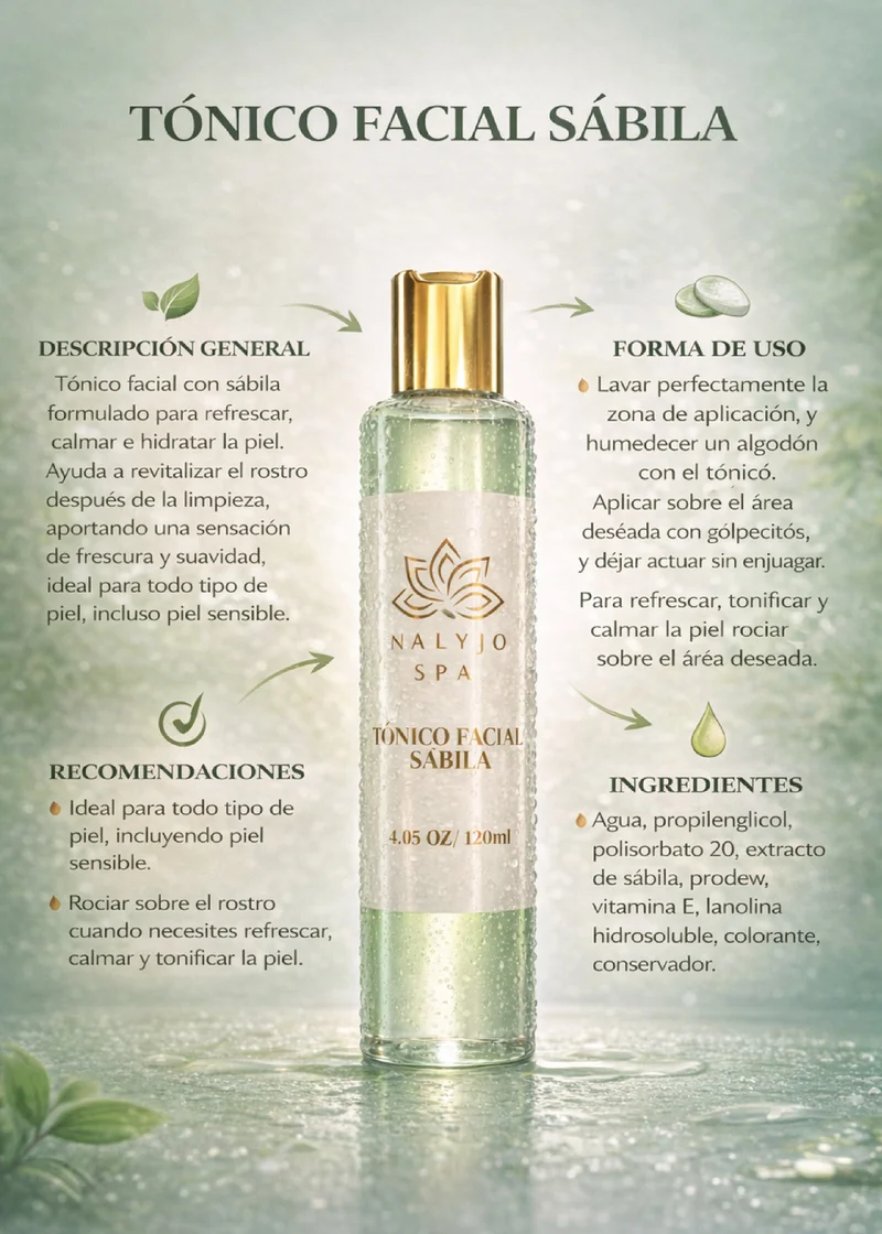 Tónico Facial Sábila