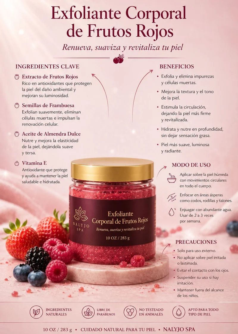 Exfoliante Corporal de Frutos Rojos