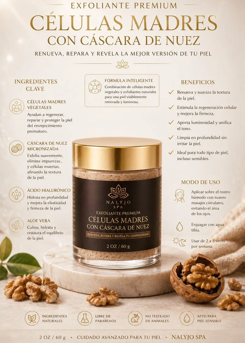 Células Madres con Cáscara de Nuez